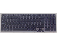 KEYBOARD Sony Vaio SVE151 GREY PT PO FRMBKL PID05619